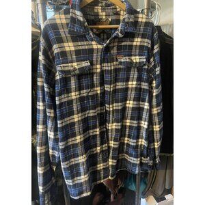 orvis mens flannel shirt size xlarge